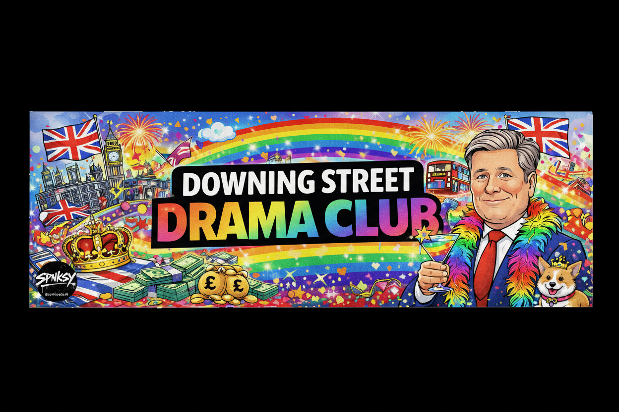 Downing Street Drama Club – SPNKSY Bumper Sticker