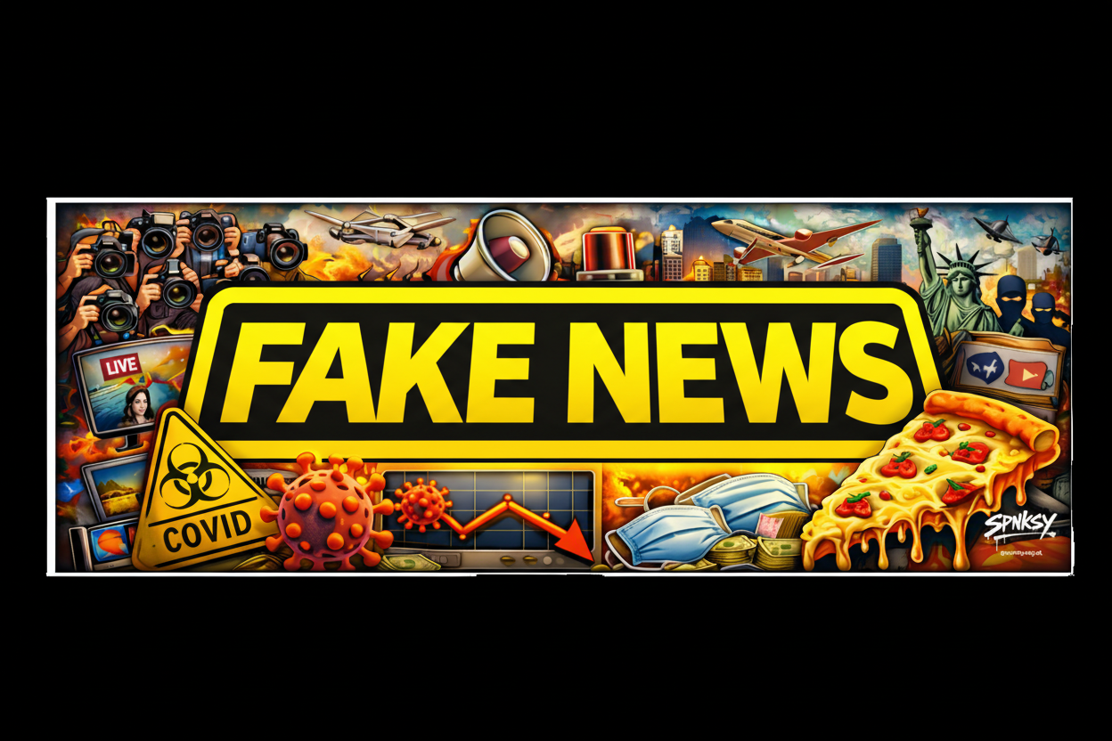 FAKE NEWS – SPNKSY Bumper Sticker